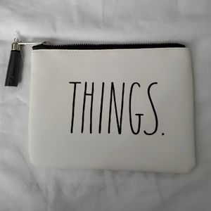 Rae Dunn cosmetic pouch